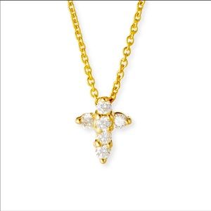 Roberto Coin 18kt gold cross necklace